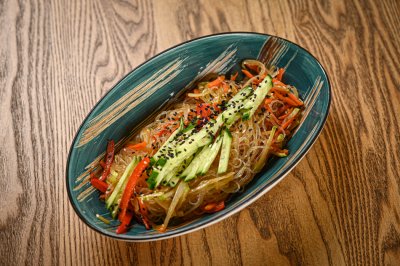 Фунчоза с овощами